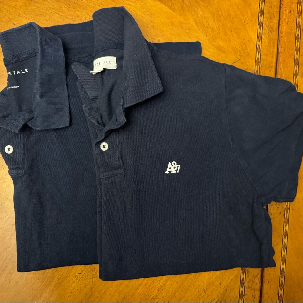 Aeropostale men’s navy polo shirts size large